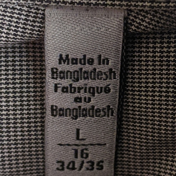 Men's DKNY Slim Shirt 16" Neck - Picture 3 of 3